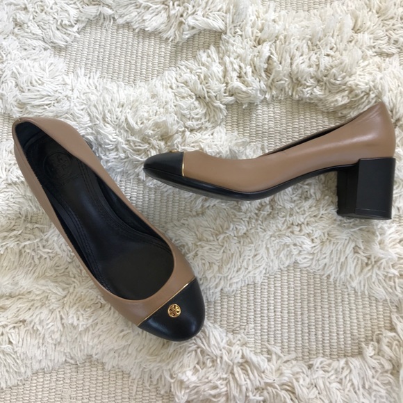 tory burch black heels
